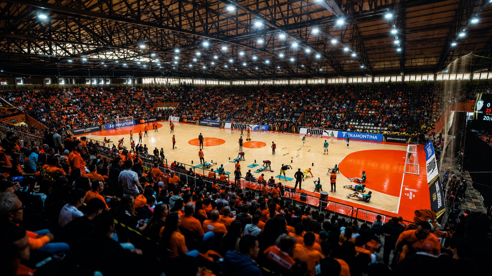 Ginásio lotado na Libertadores de Futsal 2026